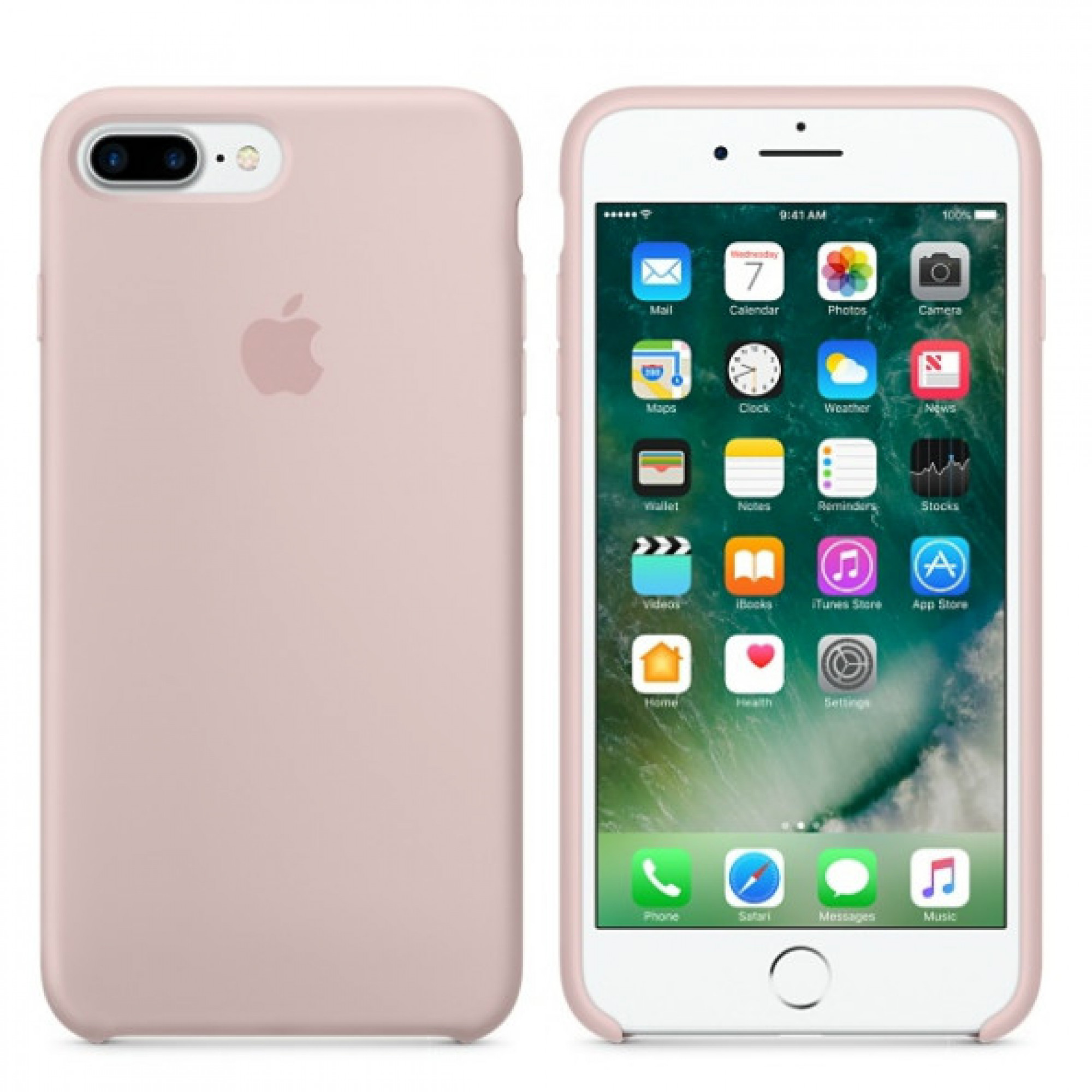 Чохол Apple iPhone 7 Plus Silicone Case - Pink Sand (MMT02)